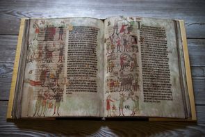 Eine der Dresdner Bilderhandschriften Eine der Dresdner Bilderhandschriften