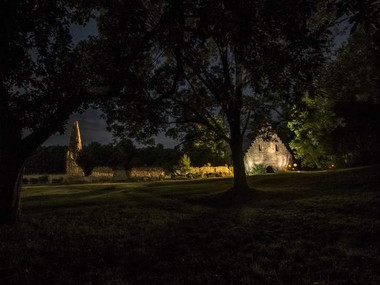 Schüttgebäude während der Romantischen Abendführung Fotograf: Tom Wölbing